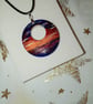 Sunset wooden necklace  - Image 2