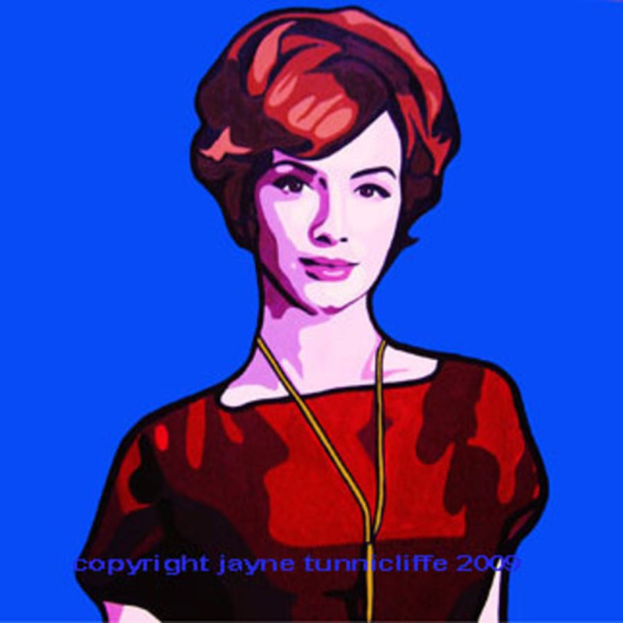 Mad Men art Joan Holloway Harris 12 x 16 print