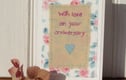 Hand-stitched words are special!