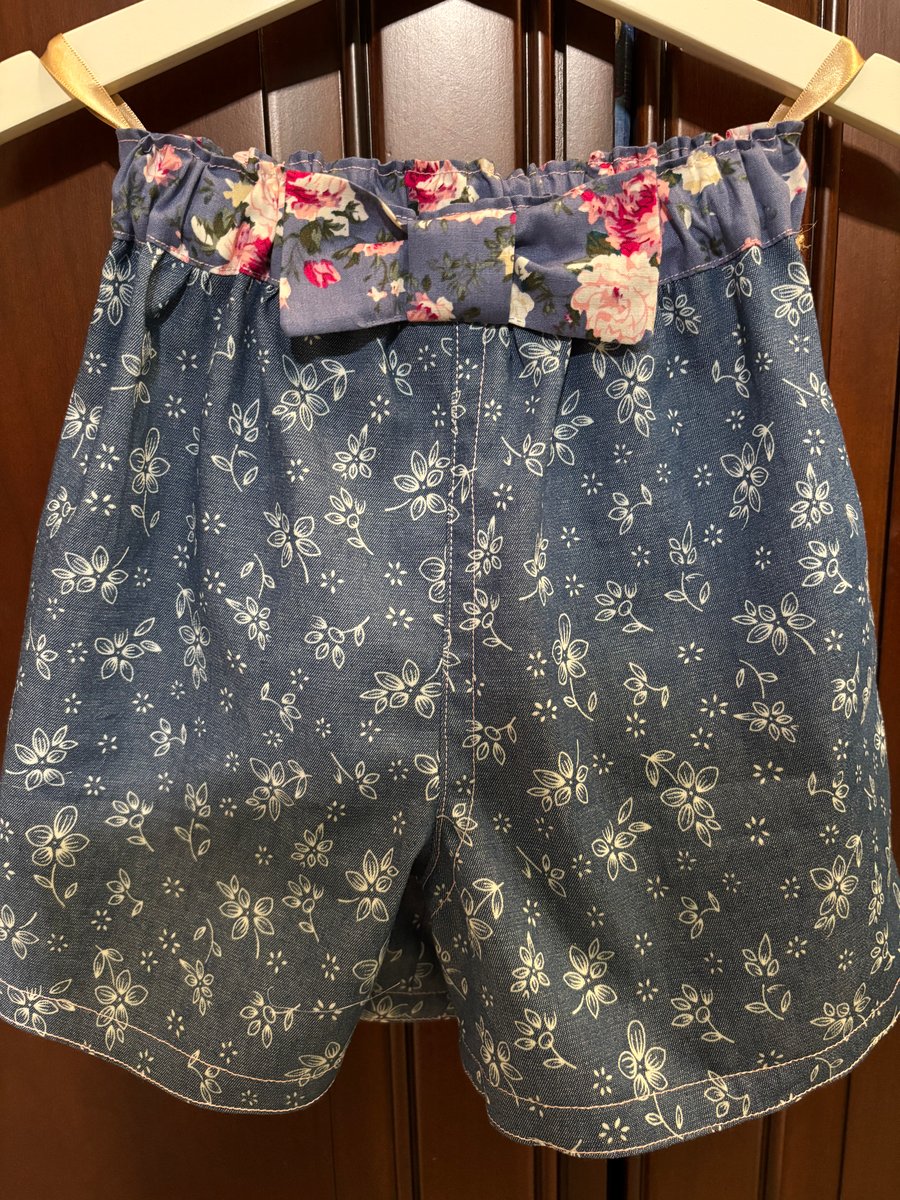 Rose Soft Denim Shorts