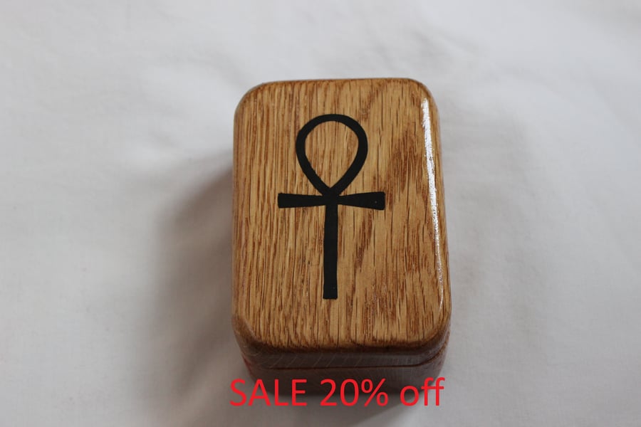 Oak Inlaid Jewellery - Trinket Box (WBI6)
