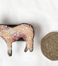 white donkey brooch No.4 - Image 2