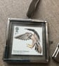Buzzard- Mini glass frame with beautiful art Stamp 2” - Image 4