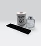 Personalised Reed Diffuser Holder, Handmade Bottle Cover, Black Heart Design - Image 4