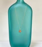 Minimalist Daisy Necklace – Stainless Steel - Red, Lilac, White or Turquoise - Image 6