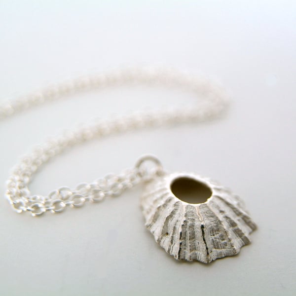 Silver Shell Necklace - Nautical Beach Jewellery