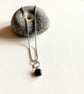 Beach Pebble Pendant-Raven Black - Image 1