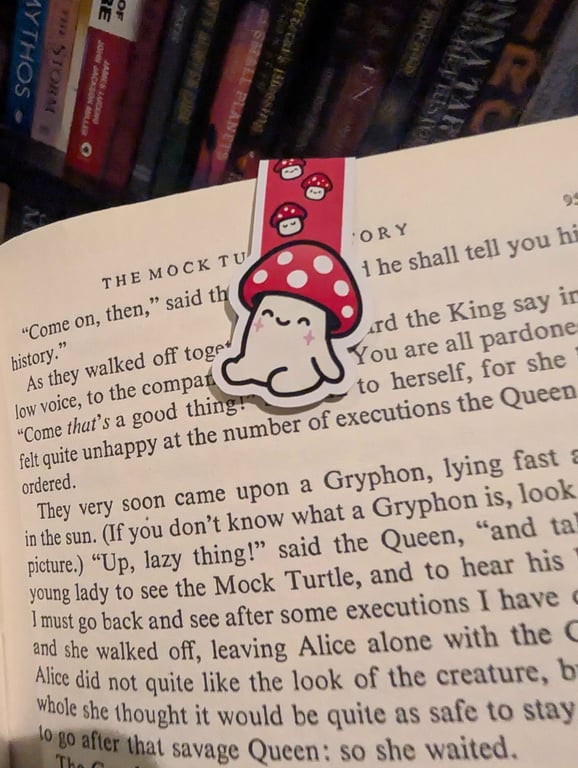 Sitting Mushroom Magnetic Bookmark