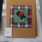 Scottie Dog Christmas cards rectangular, selection of designs.