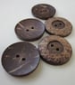 5 Medium Chunky Coconut Buttons - Image 5