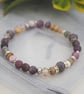 Labradorite & amethyst stretch bracelet  - Image 5