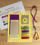 Cross Stitch Best Teacher Bookmark Kit - Thoughtful Teacher Gift - Image 2