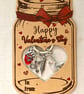 Valentine’s Day gift Anatomical heart and medical bits keyring birthday gift