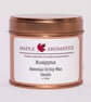 Maple Aromatics Eucalyptus Essential Oil and Soy Wax Rose Gold 150g Candle Tin - Image 1