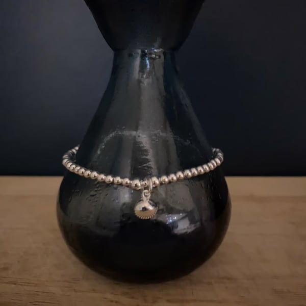  Sterling Silver Shell Bracelet (8