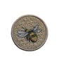 Embroidered Bee Patch: Wool Felt Sew-On patch - Image 4