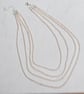 Four Strand Freshwater Pearl Necklace with Vintage Rice Pearls - Image 5