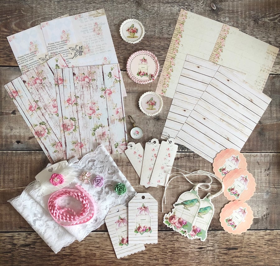 Beautiful shabby chic inspiration kit