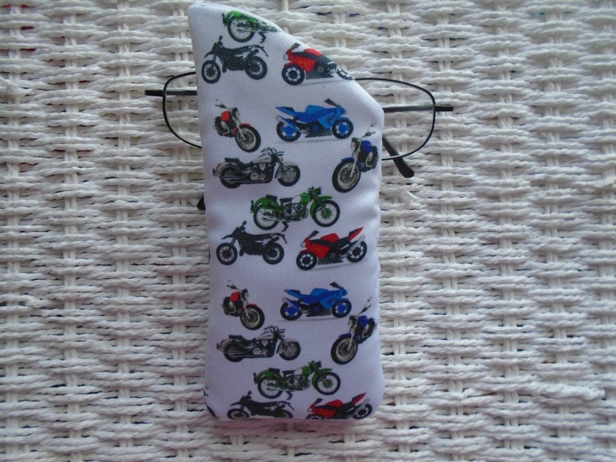 Motor Bike Glasses Case Lined & Padded 