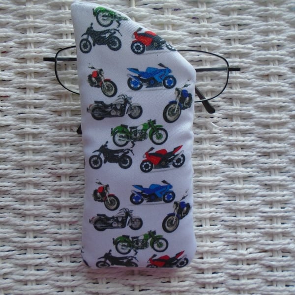 Motor Bike Glasses Case Lined & Padded 