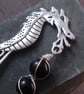 Dragon Bookmark, Black Agate Wire Wrapped Bookmark - Image 2