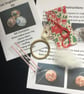 Kit to Make a Dorset Singleton Button in Liberty Print ‘Danjo’ - Image 1