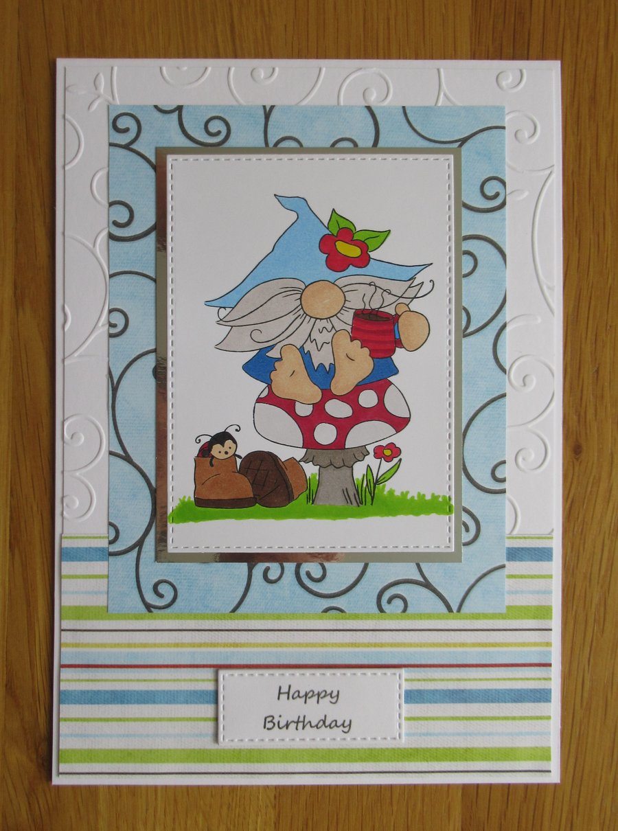 Tea Break Time! - A5 Birthday Card
