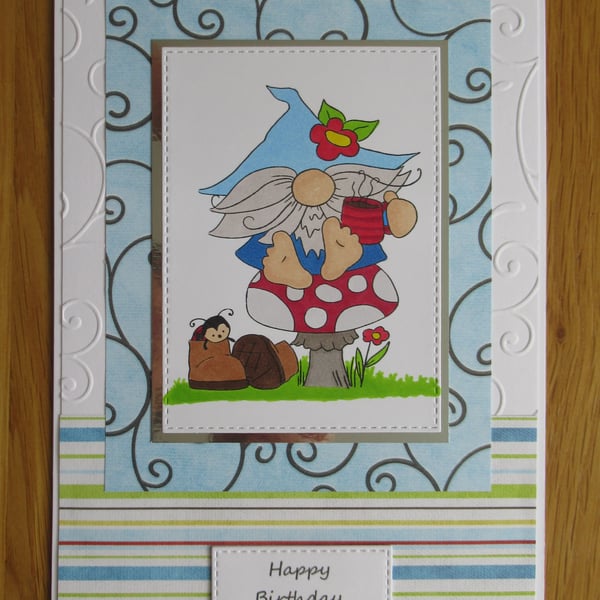 Tea Break Time! - A5 Birthday Card
