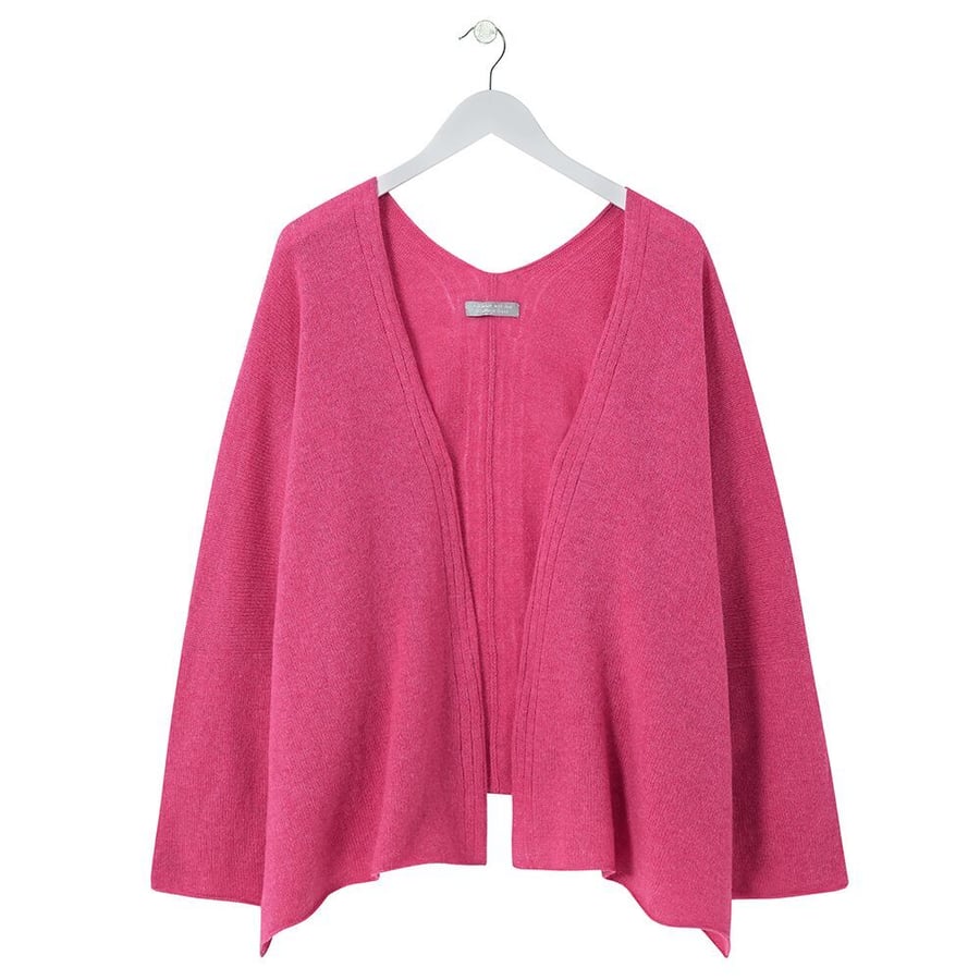 Soft Merino Lambswool Box Jacket Pink