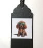 Irish Setter Dog Bookmark: Handmade Ribbon Page Marker- Personalisation optional - Image 5