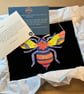The Sunlit Bee - Handmade Textiles Statement Necklace - Image 2