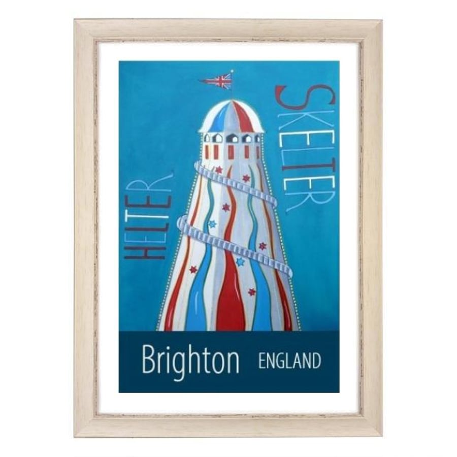 Brighton travel poster print by Susie West