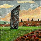 Ring of Brodgar Original Collage 