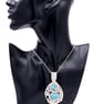 Turquoise dual beaded pendant - Image 7
