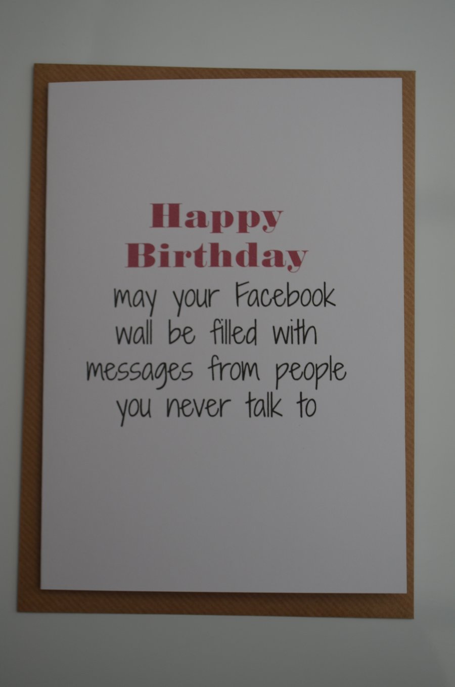 Funny Birthday Card, Facebook, Humour, Wishes  -  Facebook Wall