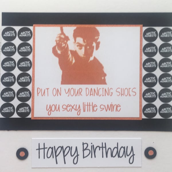 Happy Birthday Card -  for Arctic Monkeys fan