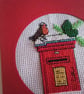 Christmas card. Postbox. Christmas. Ref 558 - Image 2
