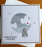 Christmas Card - Rabbit With Clouds - Stormy Blue - Christmas Wishes - Image 10