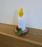 White Candle Centerpiece, Artificial Candle, Christmas Dec - Image 7