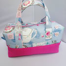 Bags, Box Shaped Make Up Bag , Zip and Handles, Multi Use, Sewing, Crochet