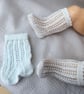 Hand Knitted Doll Socks. Short, Long and Lacy.  Doll Accessories for Collectors. - Image 5
