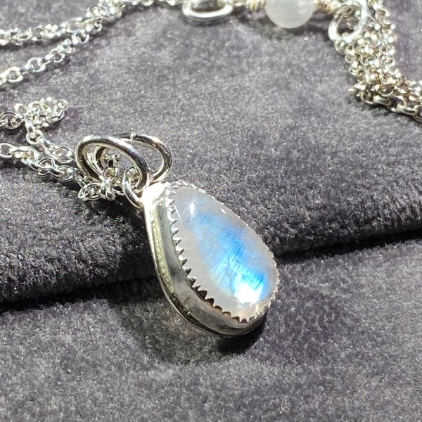 Rainbow Moonstone necklace