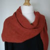 Alpaca Scarf, Knitted Wrap, Shawl, Scarf, Stole, Cosy Wrap