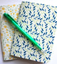 Set of two British wildflowers- Bluebell and Buttercup- hand bound notebooks - Image 2