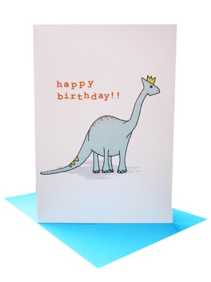 birthday dinosaur card