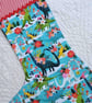 Christmas Stocking for Dinosaurs, can be personalised - Image 1