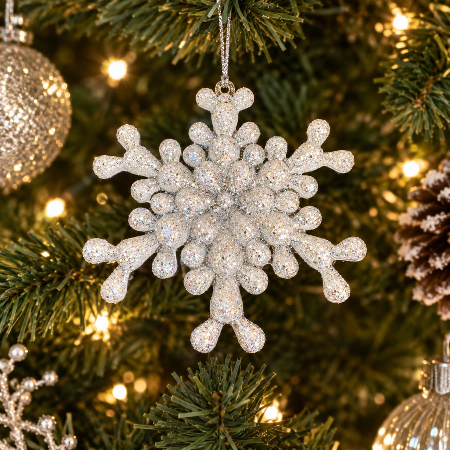 Christmas Snowflake Tree Decorations - made to order