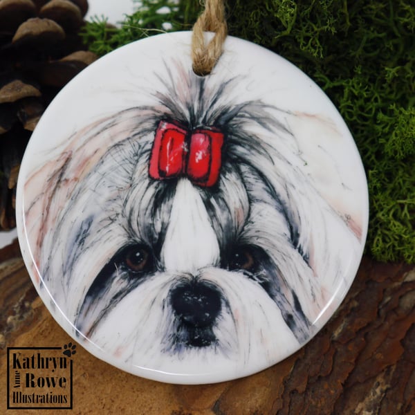 Shih Tzu, Shih Tzu Gifts, Shih Tzu Decoration, Personalised, Pet Loss, Memorial 