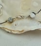  White Howlite and Matt black Hematite necklace - Image 4