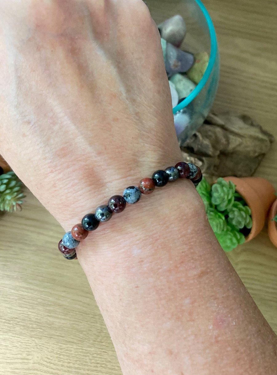 Root Chakra Bracelet, Ground & Centre